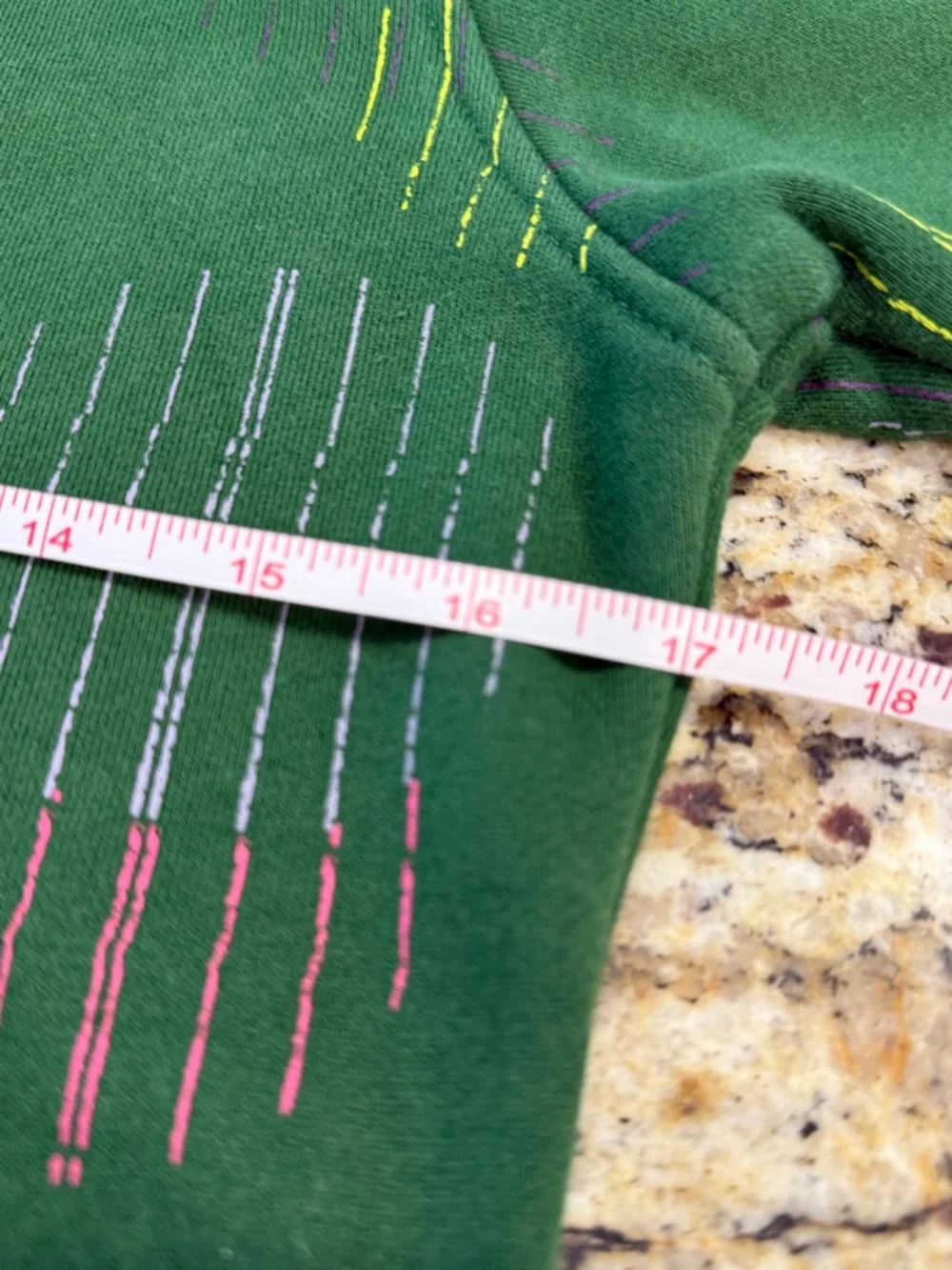 Nomis green & pink boho button up sweatshirt SZ SM - Picture 12 of 14